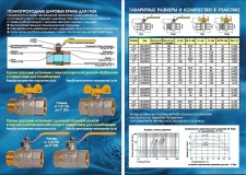Кран шаровый ТК Ду15-50 ГАЗ
